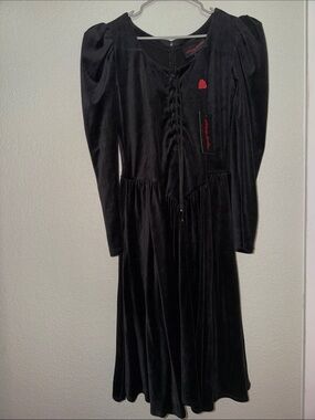 *RARE* Sleepy Hollow Gothic Tales Velour Swing Dress by Le Femme en Noir NWT